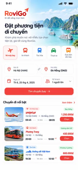 App du lịch - Booking Tour